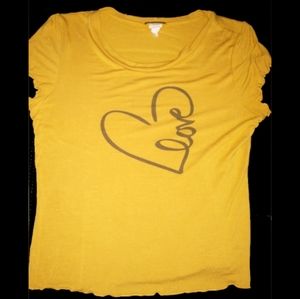 Yellow Love top